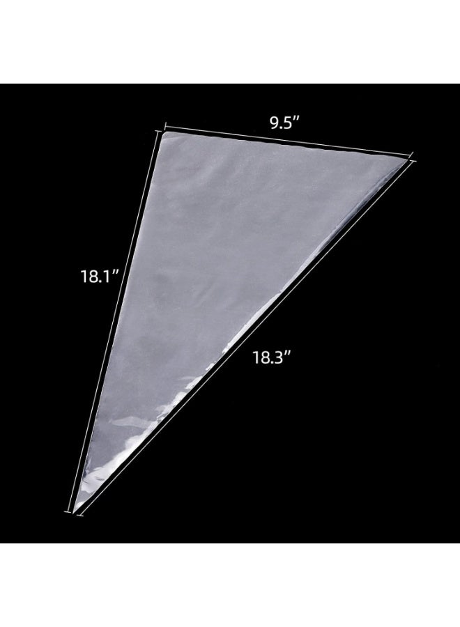 Disposable Piping Bags 18 Inch Pastry Bags Cake Cupcake Cookies Decorating Bags for Icing and Frosting, Pack of 100 - Image 2